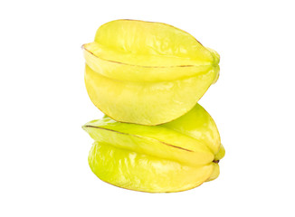 Two carambola fruits