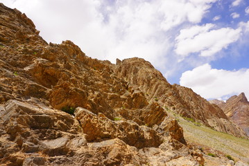 ザンスカール 山 空 雲