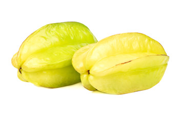 Two carambola fruits