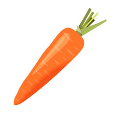 carrot isolated on white background
