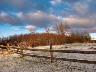 Fototapeta premium Farm fencing