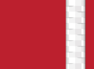 abstract 3d red paper texture background with blank copyspace