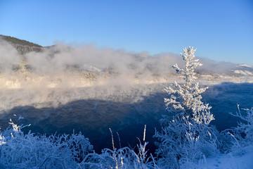 winter mountain landscape