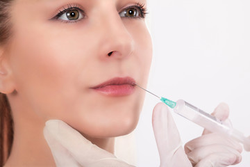Lip augmentation procedure.