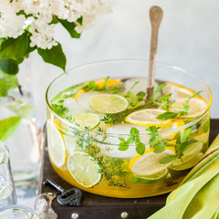 Citrus and Herb Lemonade