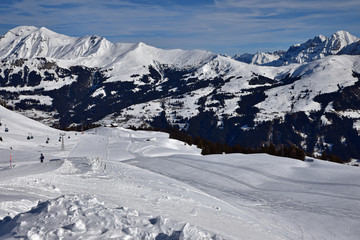 Ski à Lenk dans l'Oberland bernois, Suisse