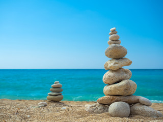 Fototapeta na wymiar stones at the beach