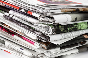 Zeitungsstapel