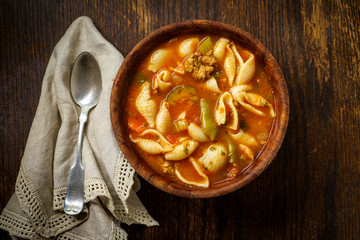 Italian Sausage Minestrone Soup
