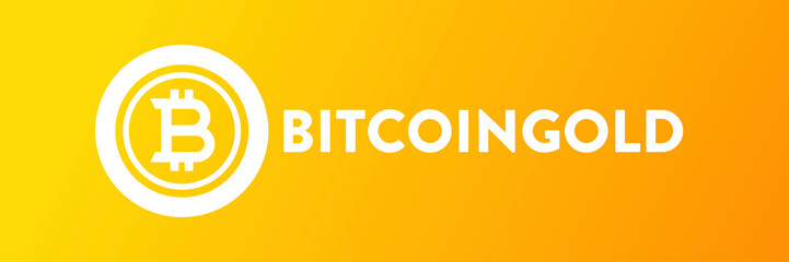 Bitcoin gold BTCG cryptocurrency icon logo symbol