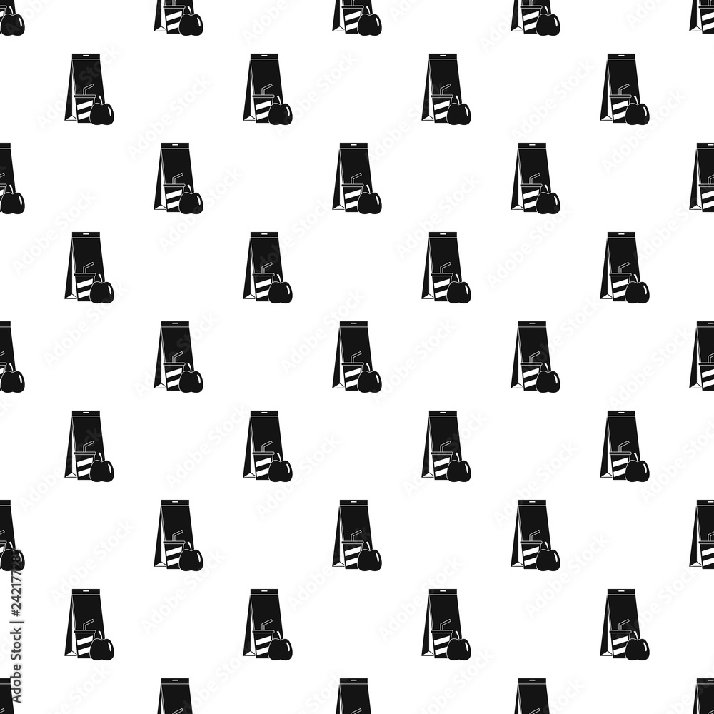 Poster lunch pack pattern seamless vector repeat geometric for any web design