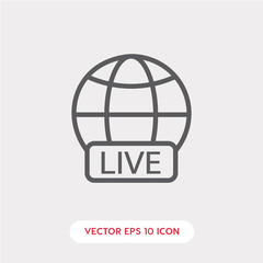 live web icon vector