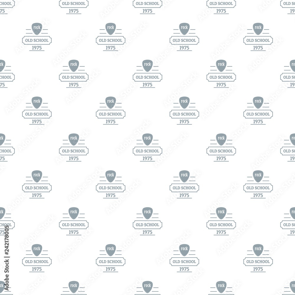 Poster old school pattern vector seamless repeat for any web design