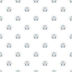 Modern rock music pattern vector seamless repeat for any web design