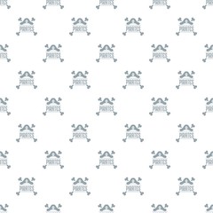 Pirate bone pattern vector seamless repeat for any web design