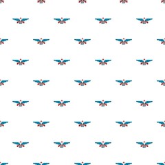 Wings veterans day pattern seamless vector repeat for any web design