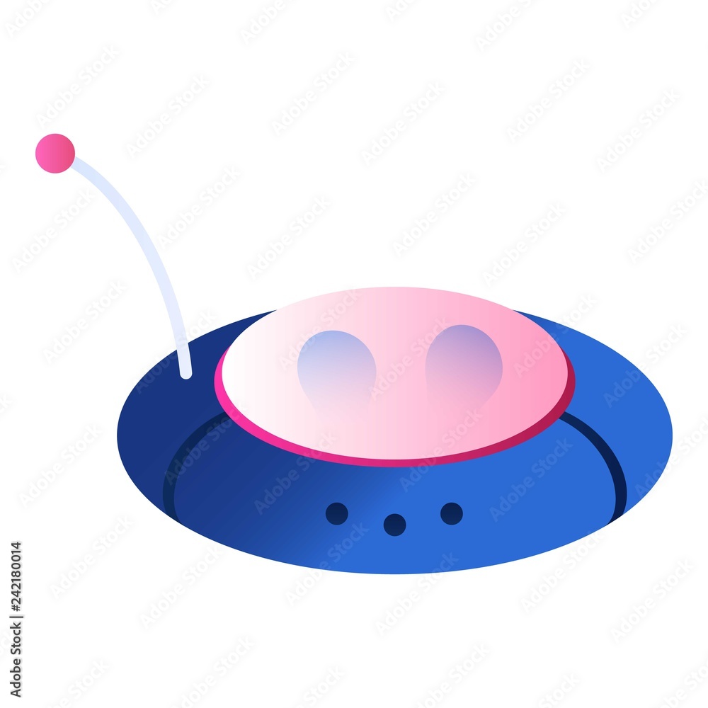 Aufkleber rc fly ufo icon. isometric of rc fly ufo vector icon for web design isolated on white background