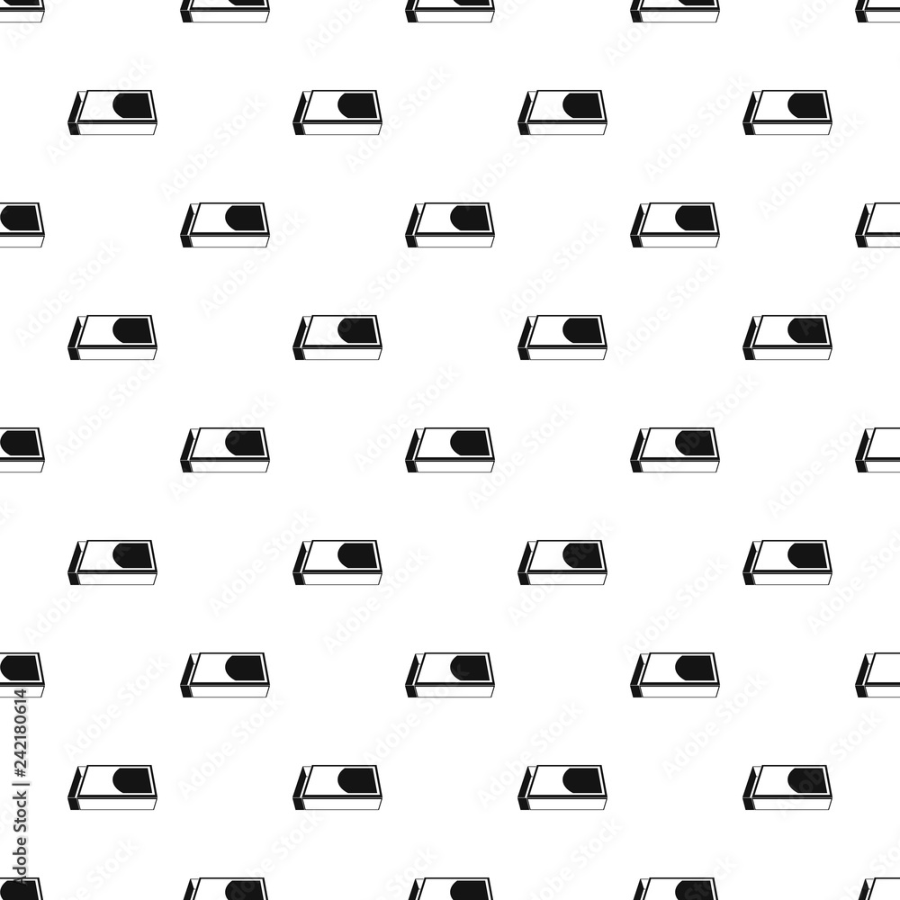 Poster open matchbox pattern seamless vector repeat geometric for any web design