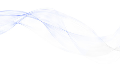 Abstract vector wave background, blue and green waved lines for design brochure, website.