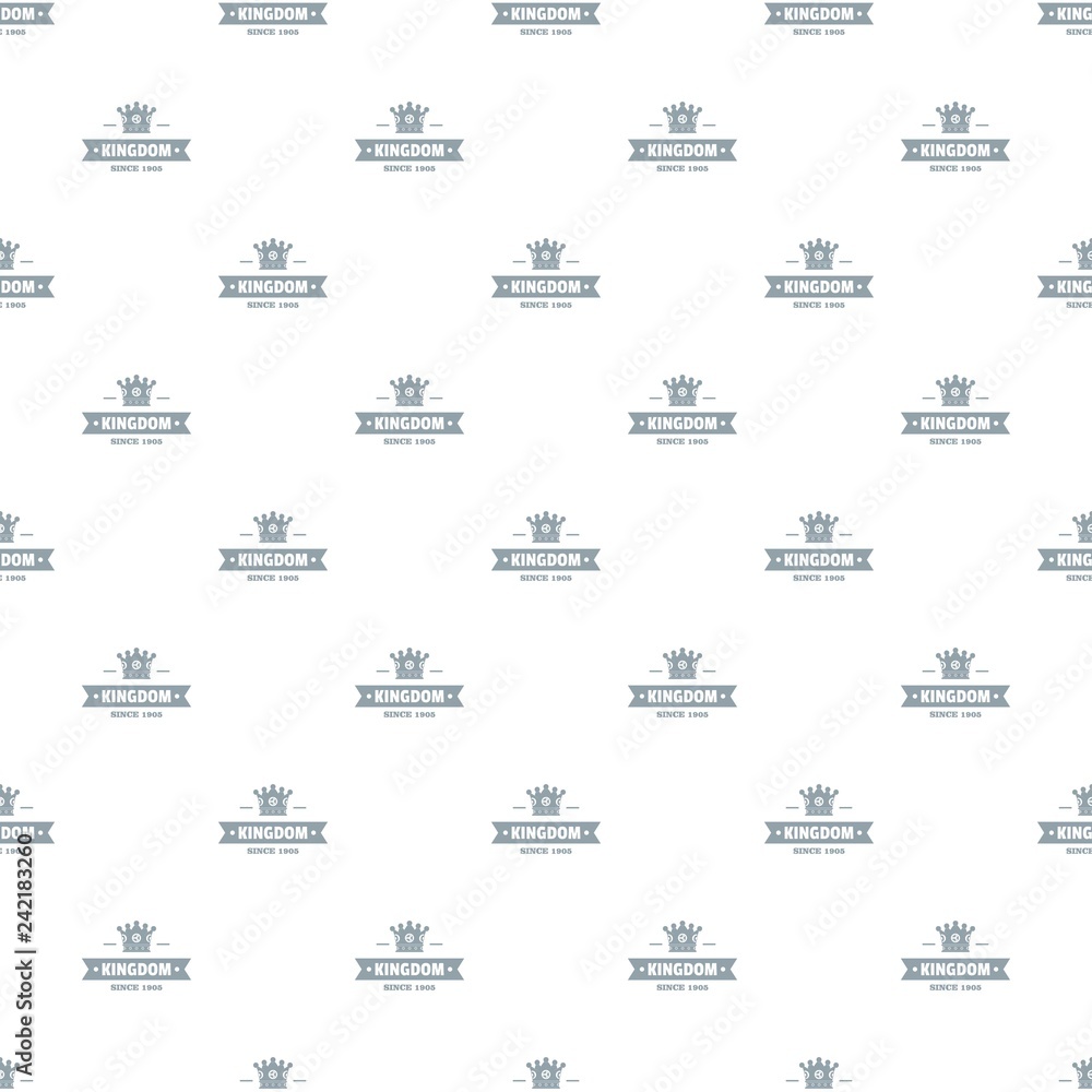 Poster kingdom pattern vector seamless repeat for any web design