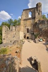 Ruins of Oybin castle, Oybin, Saxony, Germany, 16 August 2018