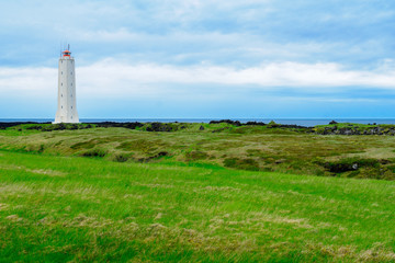 Fototapeta na wymiar Lighthouse in the Snaefellsnes peninsula