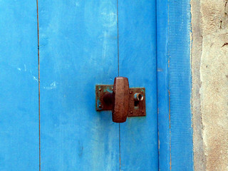 Poignée et serrure de porte .