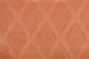 Close-up orange texture fabric cloth textile background