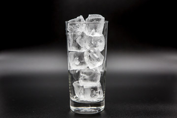 glass of ice