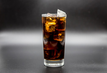 glass of soda and cola