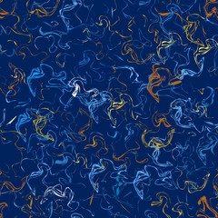 Abstract random organic colored yarn fiber texture.