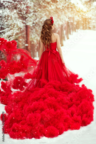 Red Snow Dress