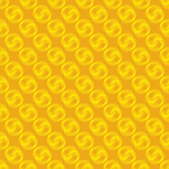 Illustrated abstract seamless background with decorative elements