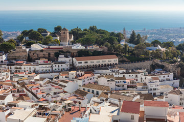 View of Mijas village in Malaga province, Spain.
