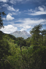 Mountain view from the valley