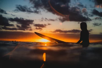 Fototapeten Queens Hawaii Surfer Girl © Anson