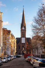 Fototapeta na wymiar Historische Luther Kirche in Leipzig