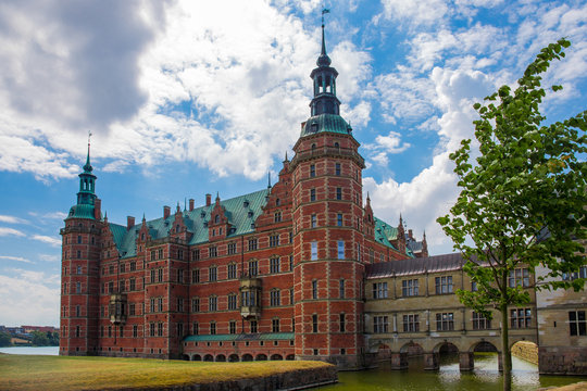 Sommertag am Schloss Frederiksborg D&auml;nemark 