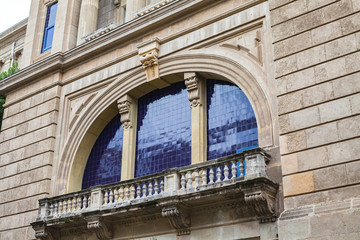 Museum in Barcelona. Gothic facade