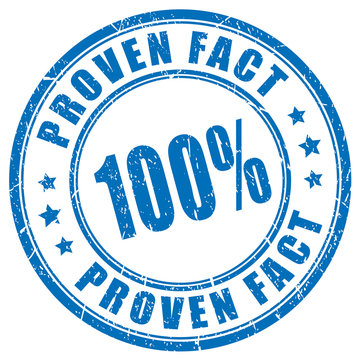 Proven Fact Vector Stamp