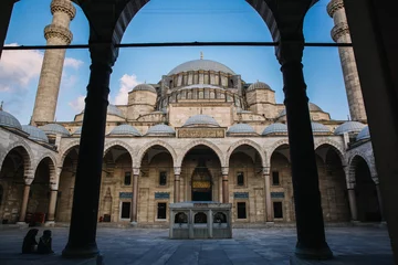 Fotobehang suleymaniye mosque in istanbul, turkey © Dennis