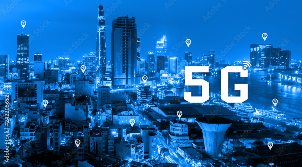 Poster 5g network wireless systems and internet of things (iot), digital smart city and communication netwo