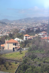 Fototapeta na wymiar view of the city funchal madeira