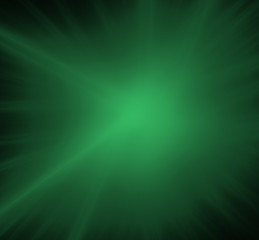 Ufo green blurred fractal background. Fantasy fractal texture. Digital art. 3D rendering. Computer generated image.