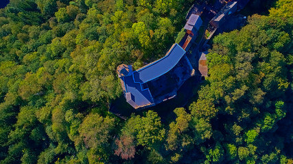 zamek topdown góry las  © Daniel