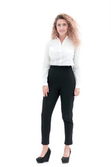 Fototapeta premium confident young business woman.