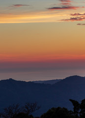 Sunset in the Mountains