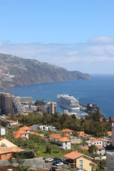 view of the cruise port of korfu