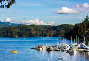Boats in Deep Cove Bay