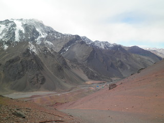  Andes mountain range Mendoza Argentina